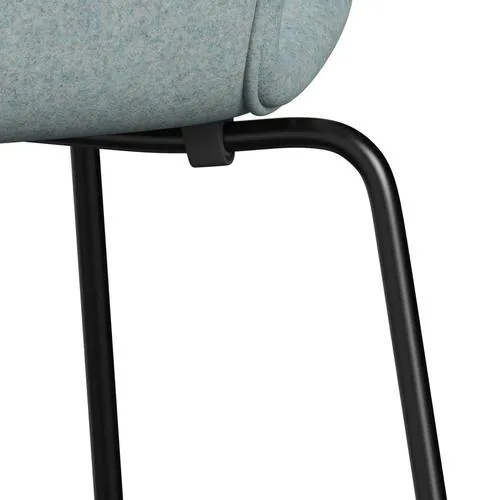 Fritz Hansen Series 7™ Chair Full Upholstery, Black/Divina Md Mint