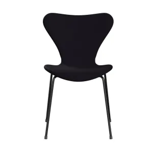 Fritz Hansen Series 7™ Chair Full Upholstery, Black/Fame Bordeaux (F64055)