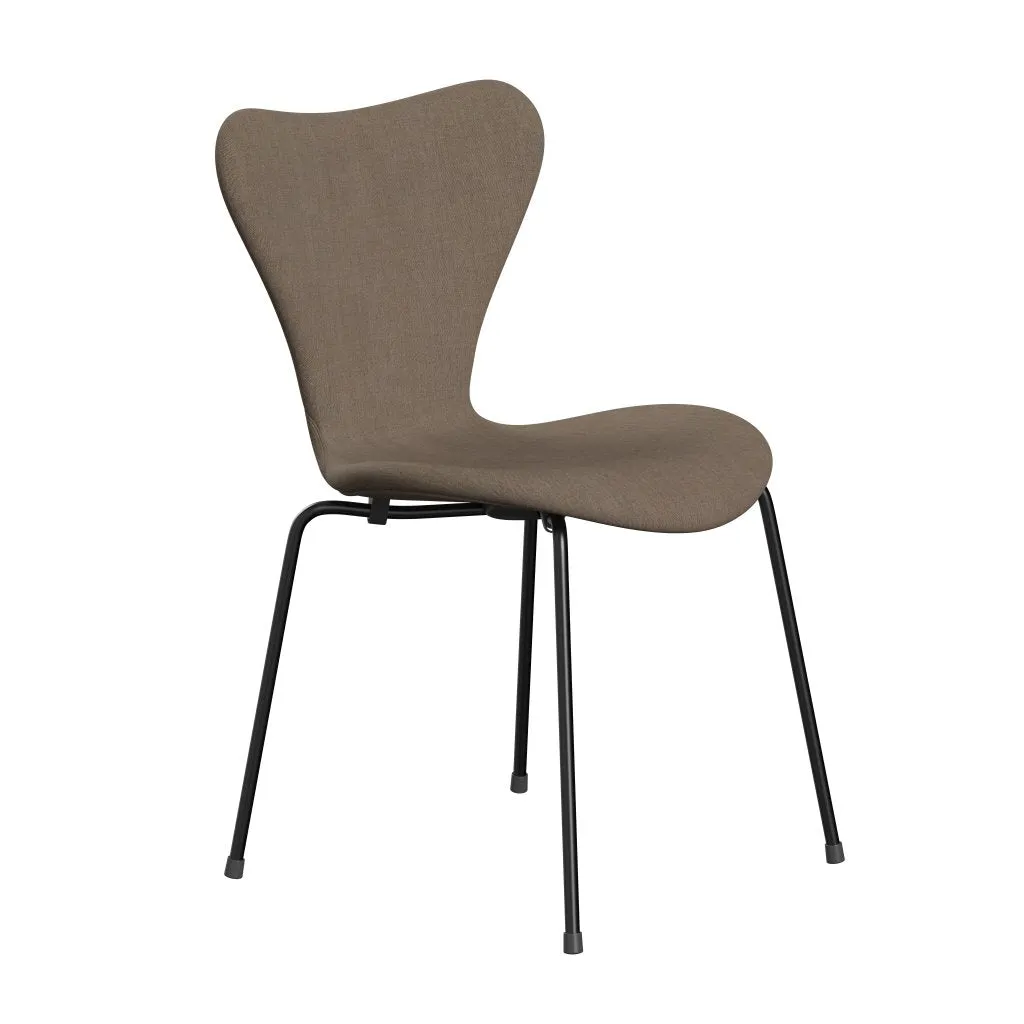 Fritz Hansen Series 7™ Chair Full Upholstery, Black/Remix Beige (Rem233)