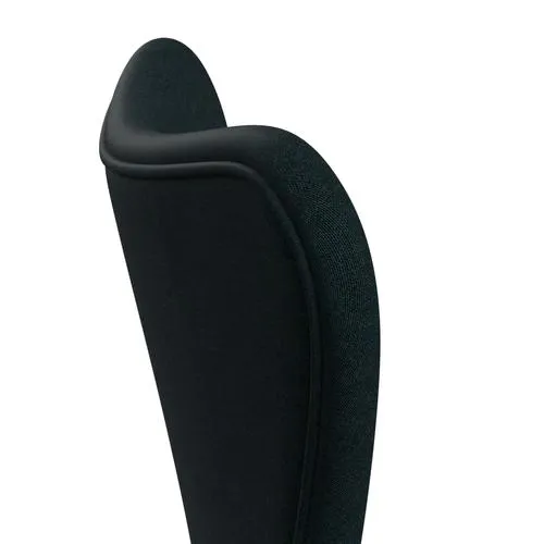 Fritz Hansen Series 7™ Chair Full Upholstery, Black/Remix Dark Green