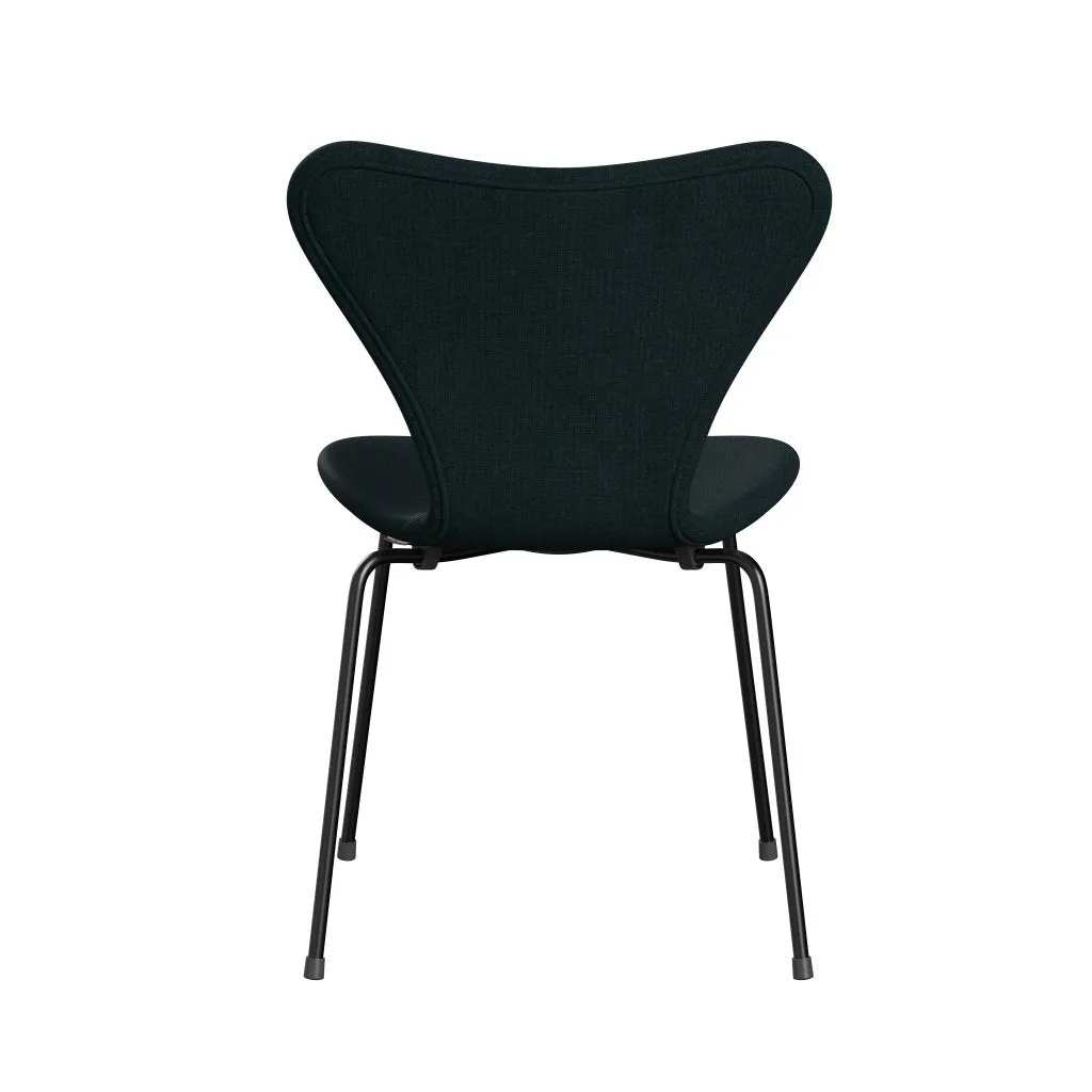 Fritz Hansen Series 7™ Chair Full Upholstery, Black/Remix Dark Green