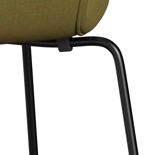 Fritz Hansen Series 7™ Chair Full Upholstery, Black/Remix Goldgreen