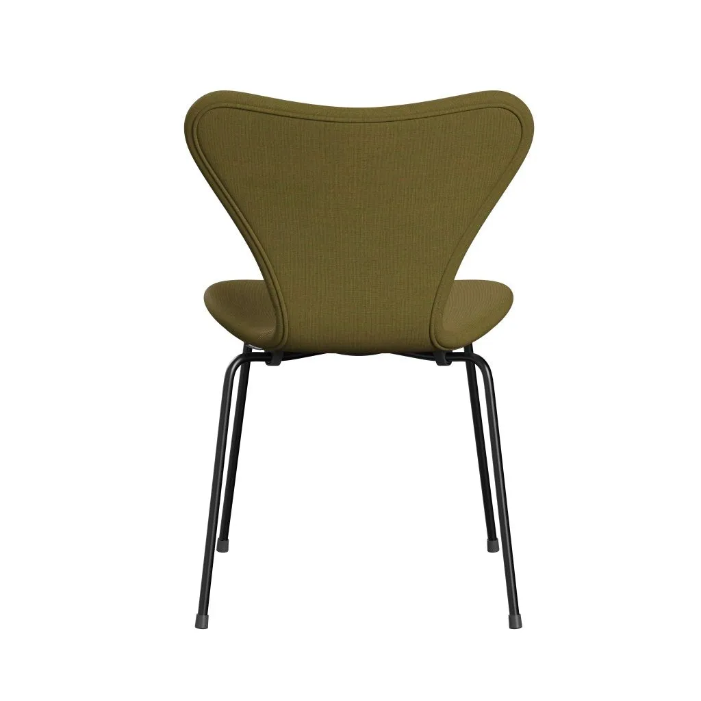 Fritz Hansen Series 7™ Chair Full Upholstery, Black/Remix Goldgreen