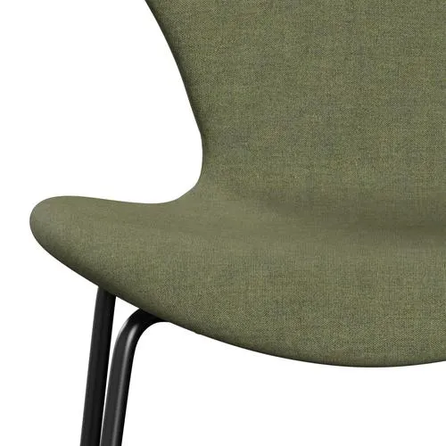 Fritz Hansen Series 7™ Chair Full Upholstery, Black/Remix Green