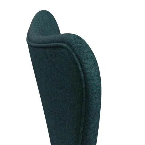 Fritz Hansen Series 7™ Chair Full Upholstery, Nine Grey/Divina Md Turquoise Dark
