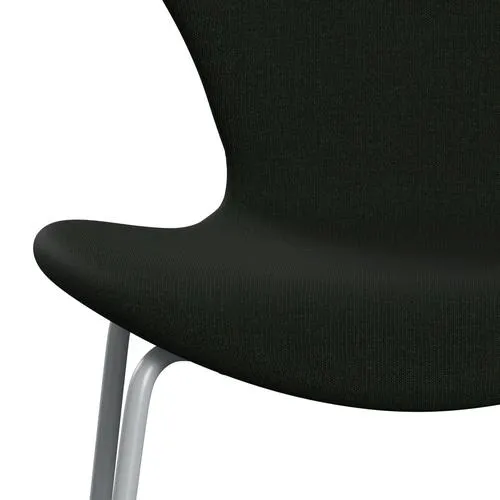 Fritz Hansen Series 7™ Chair Full Upholstery, Silver Grey/Canvas Dark Green