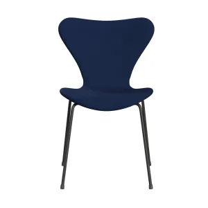 Fritz Hansen Series 7™ Chair Full Upholstery, Warm Graphite/Comfort Dusty Blue