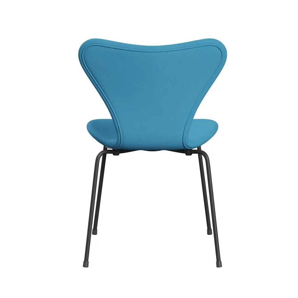 Fritz Hansen Series 7™ Chair Full Upholstery, Warm Graphite/Comfort Light Blue (C66010)
