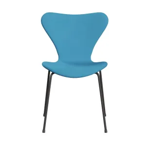 Fritz Hansen Series 7™ Chair Full Upholstery, Warm Graphite/Comfort Light Blue (C66010)