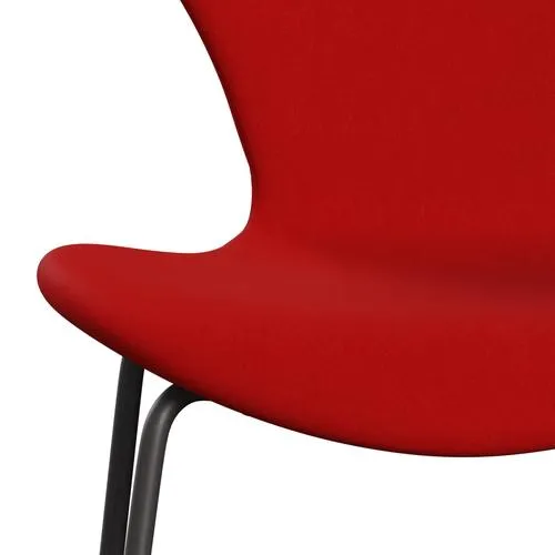 Fritz Hansen Series 7™ Chair Full Upholstery, Warm Graphite/Comfort Red (C64003)