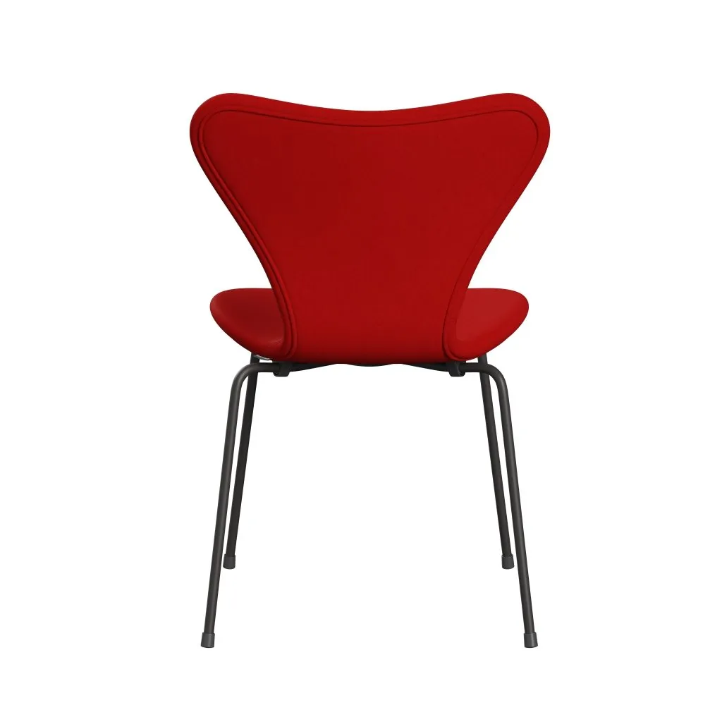 Fritz Hansen Series 7™ Chair Full Upholstery, Warm Graphite/Comfort Red (C64003)