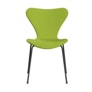 Fritz Hansen Series 7™ Chair Full Upholstery, Warm Graphite/Fame Neon Green