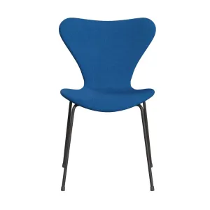 Fritz Hansen Series 7™ Chair Full Upholstery, Warm Graphite/Hallingdal Light Blue