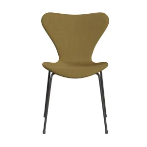 Fritz Hansen Series 7™ Chair Full Upholstery, Warm Graphite/Re Wool Golden Yellow/Natural