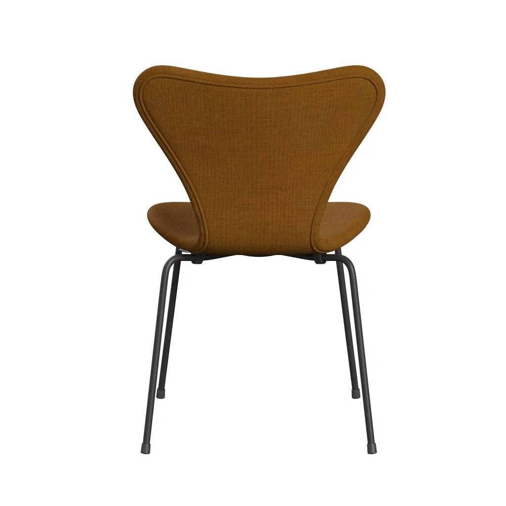 Fritz Hansen Series 7™ Chair Full Upholstery, Warm Graphite/Remix Gold Ochre