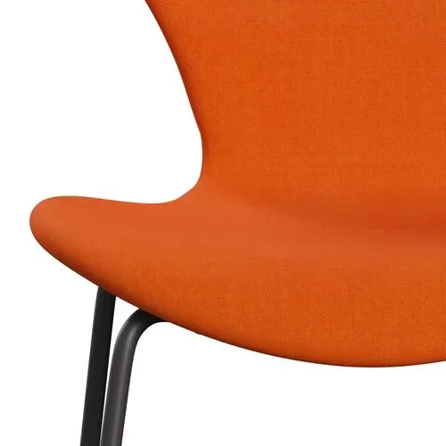 Fritz Hansen Series 7™ Chair Full Upholstery, Warm Graphite/Remix Light Orange
