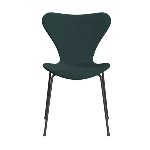Fritz Hansen Series 7™ Chair Full Upholstery, Warm Graphite/Steelcut Trio Bottle Green