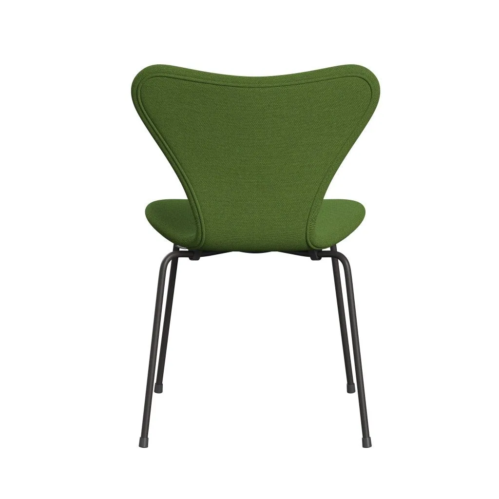Fritz Hansen Series 7™ Chair Full Upholstery, Warm Graphite/Steelcut Trio Grass Green
