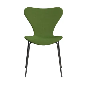 Fritz Hansen Series 7™ Chair Full Upholstery, Warm Graphite/Steelcut Trio Grass Green
