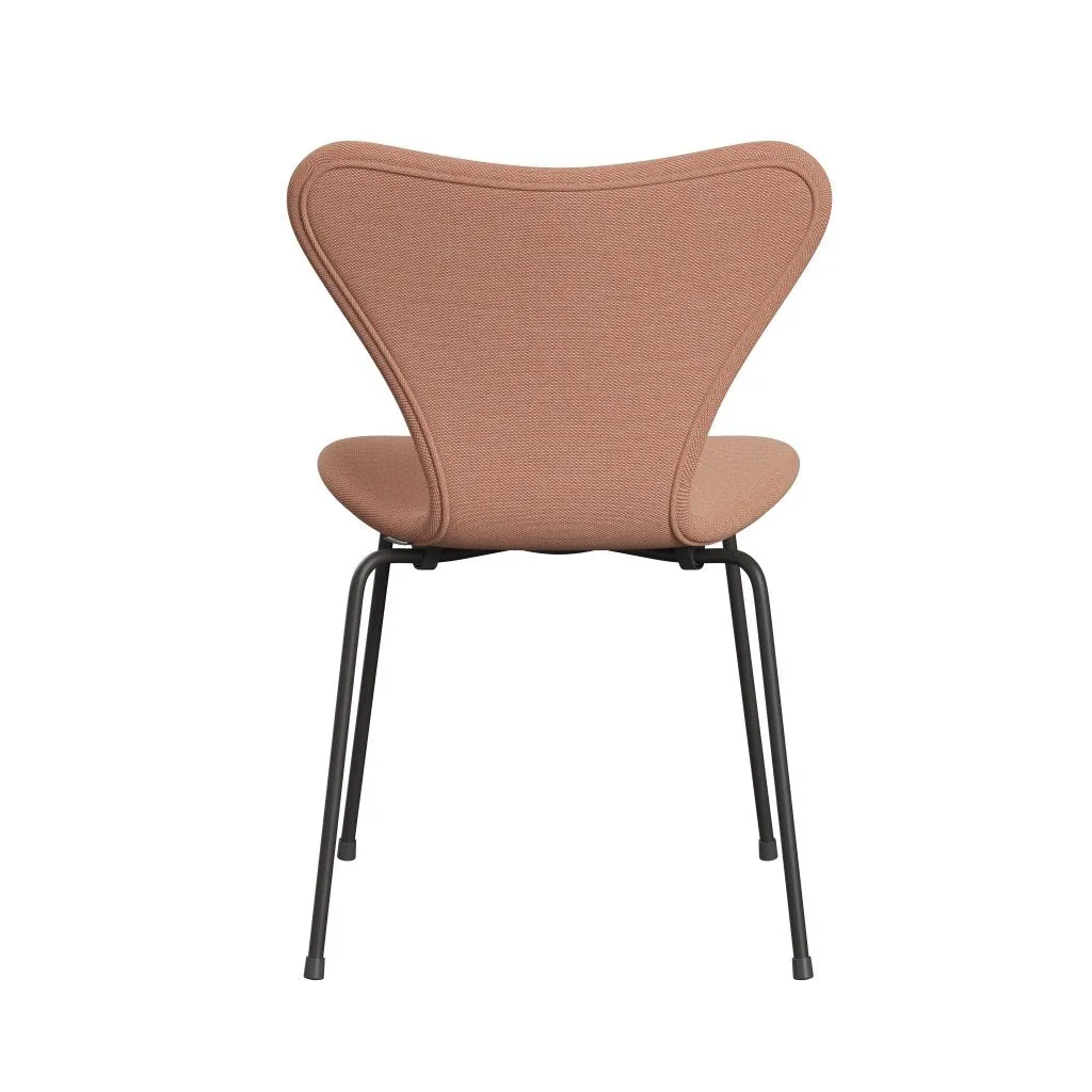 Fritz Hansen Series 7™ Chair Full Upholstery, Warm Graphite/Steelcut Trio White & Red