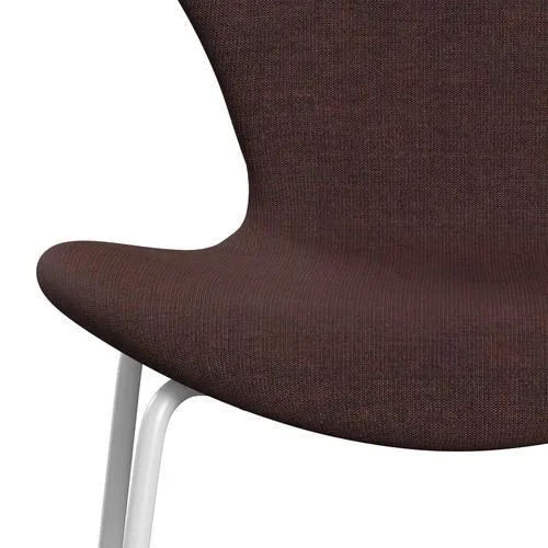 Fritz Hansen Series 7™ Chair Full Upholstery, White/Canvas Stone Dark