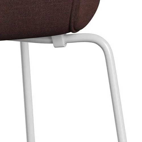 Fritz Hansen Series 7™ Chair Full Upholstery, White/Canvas Stone Dark