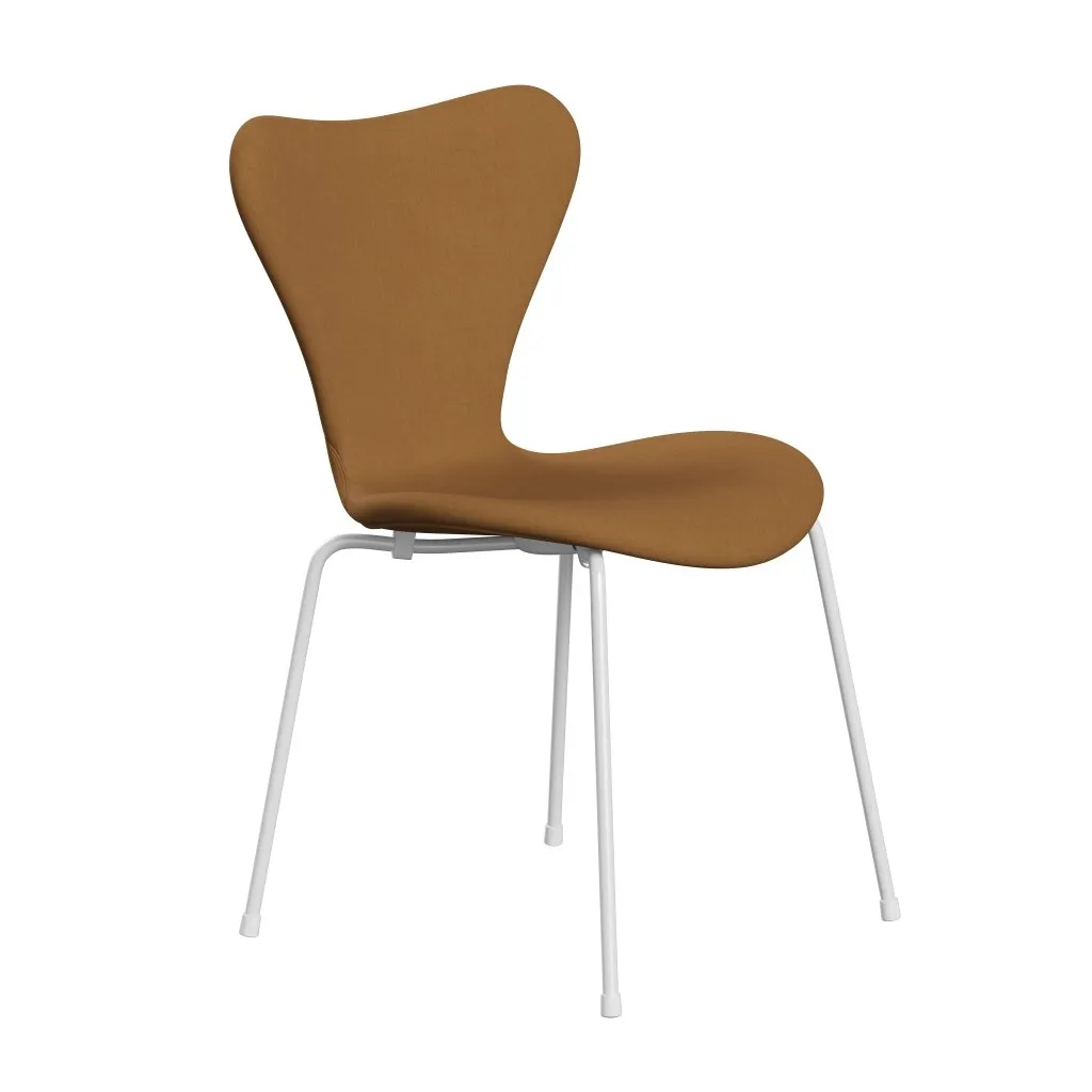 Fritz Hansen Series 7™ Chair Full Upholstery, White/Comfort Beige (C09084)