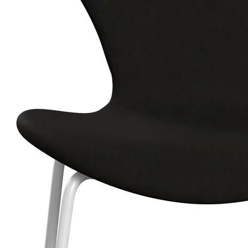 Fritz Hansen Series 7™ Chair Full Upholstery, White/Comfort Black (C61013)