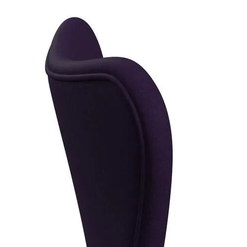 Fritz Hansen Series 7™ Chair Full Upholstery, White/Comfort Violet Dark