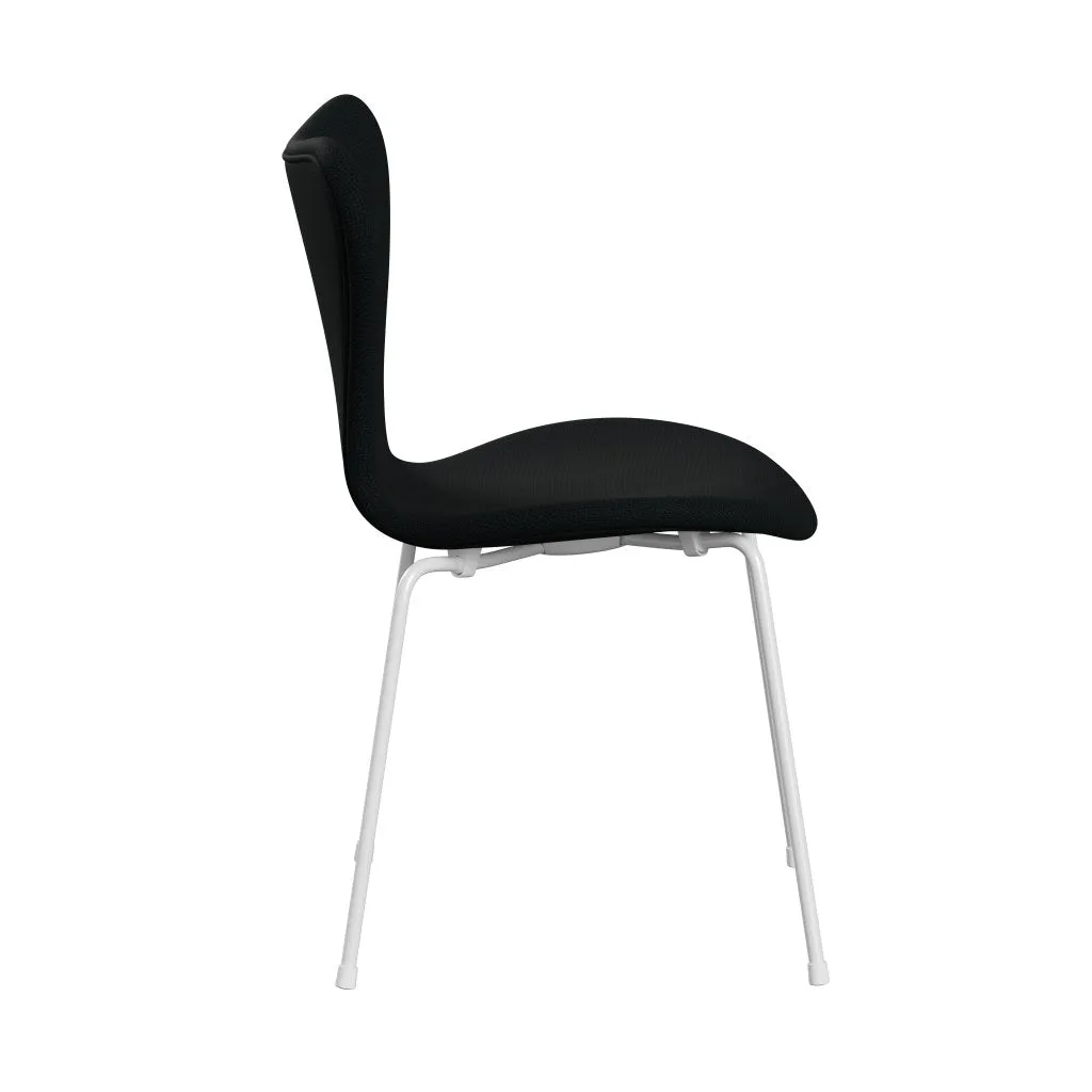 Fritz Hansen Series 7™ Chair Full Upholstery, White/Diablo Black