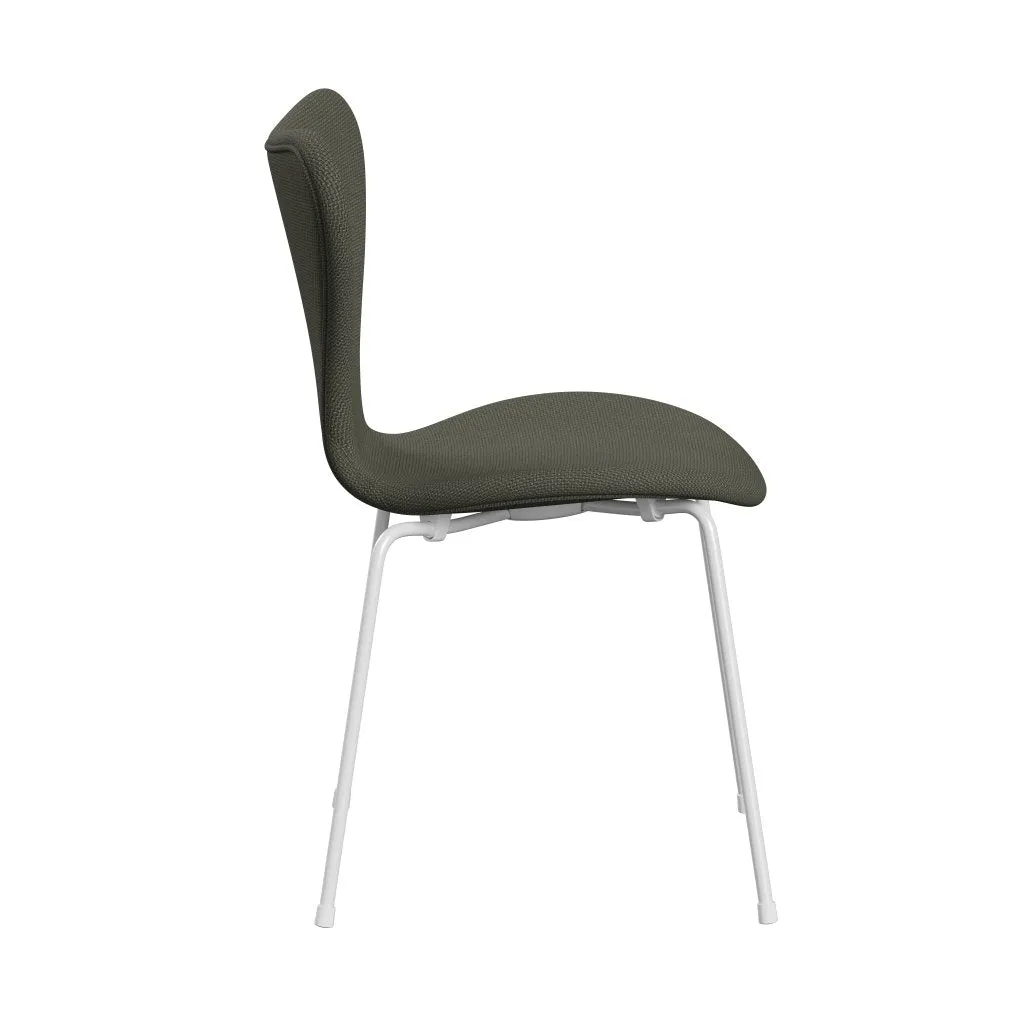 Fritz Hansen Series 7™ Chair Full Upholstery, White/Diablo Warm Grey
