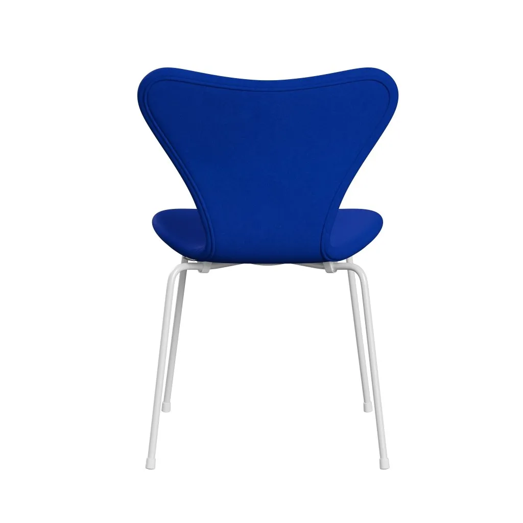 Fritz Hansen Series 7™ Chair Full Upholstery, White/Divina Blue
