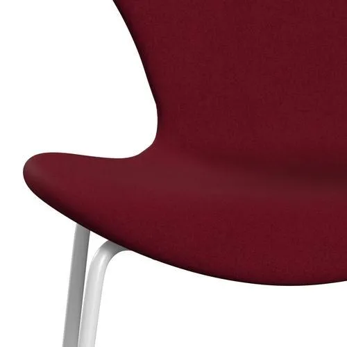 Fritz Hansen Series 7™ Chair Full Upholstery, White/Divina Light Aubergine