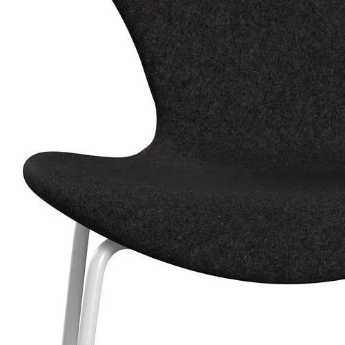 Fritz Hansen Series 7™ Chair Full Upholstery, White/Divina Md Dark Grey
