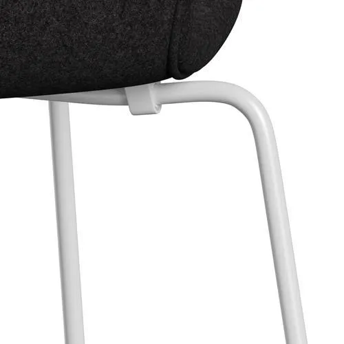 Fritz Hansen Series 7™ Chair Full Upholstery, White/Divina Md Dark Grey