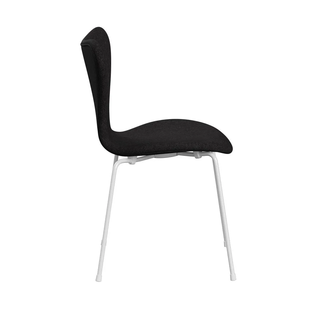 Fritz Hansen Series 7™ Chair Full Upholstery, White/Divina Md Dark Grey