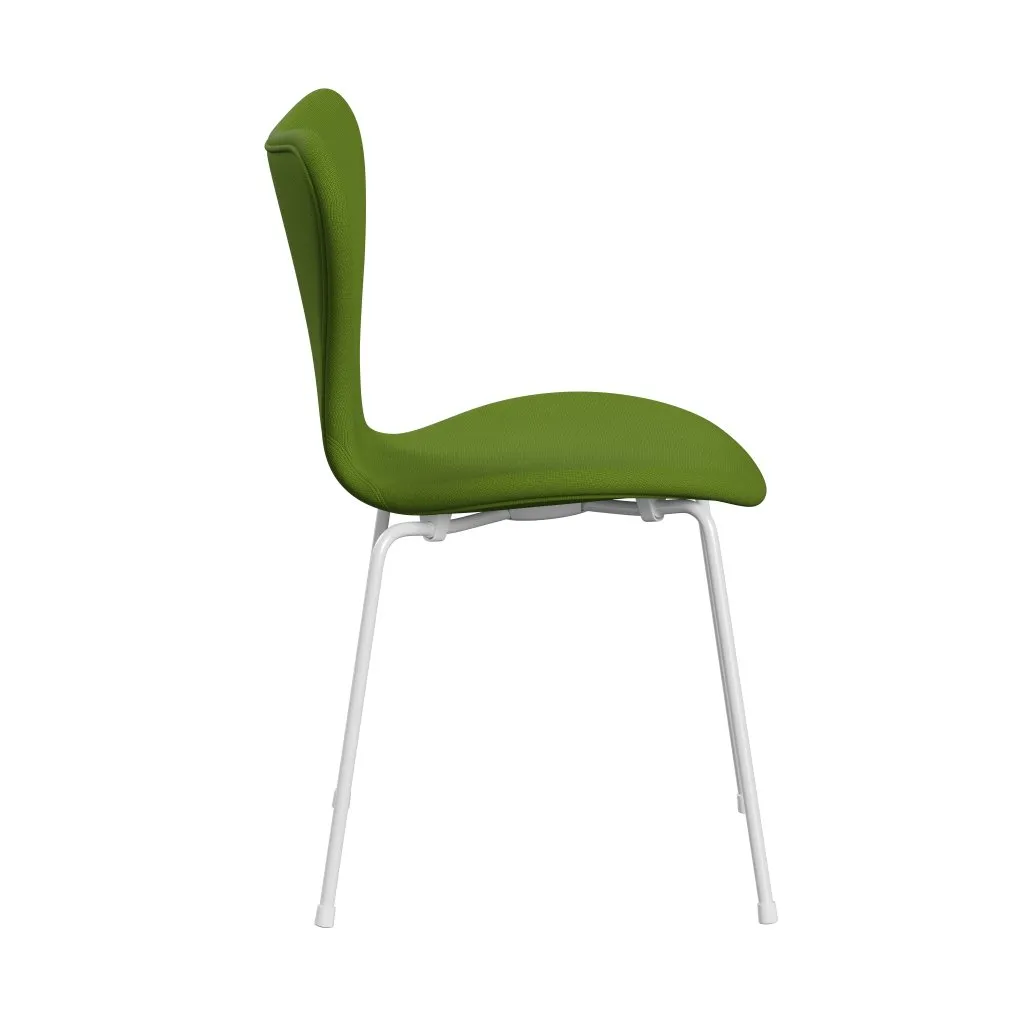 Fritz Hansen Series 7™ Chair Full Upholstery, White/Fame Green
