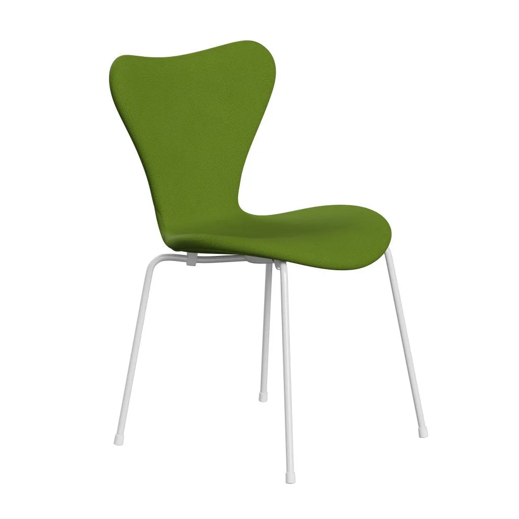 Fritz Hansen Series 7™ Chair Full Upholstery, White/Fame Green