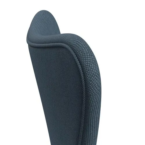 Fritz Hansen Series 7™ Chair Full Upholstery, White/Fiord Stone Blue