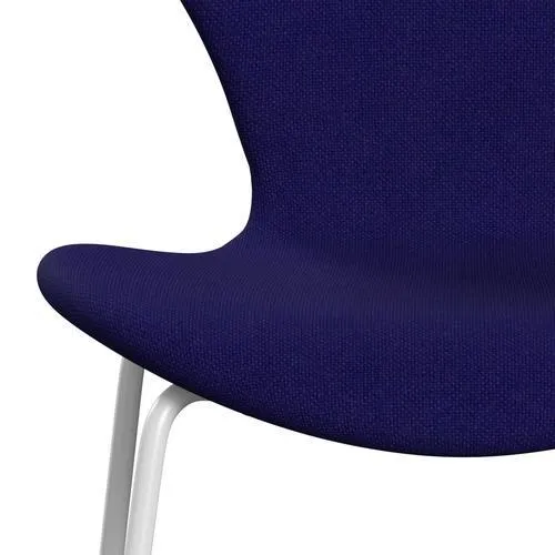 Fritz Hansen Series 7™ Chair Full Upholstery, White/Hallingdal Violet Dark