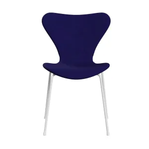 Fritz Hansen Series 7™ Chair Full Upholstery, White/Hallingdal Violet Dark