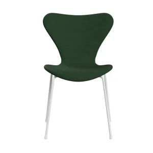 Fritz Hansen Series 7™ Chair Full Upholstery, White/Remix Grass Green
