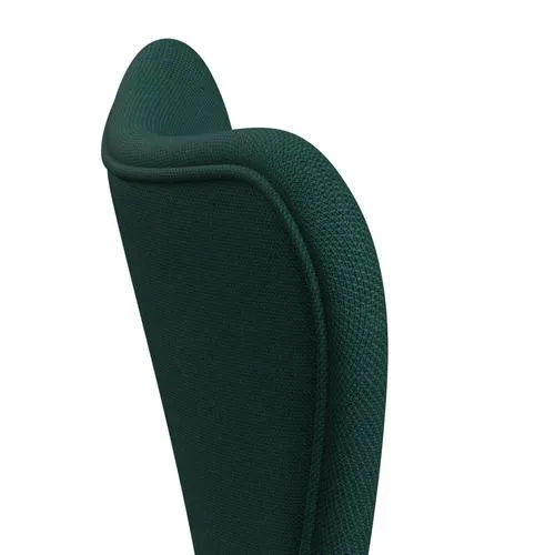 Fritz Hansen Series 7™ Chair Full Upholstery, White/Steelcut Trio Dark Green