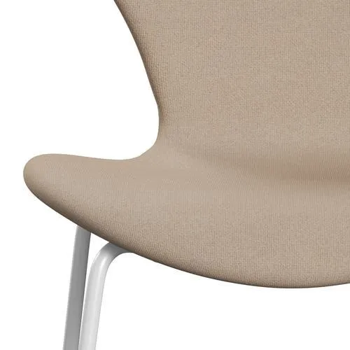 Fritz Hansen Series 7™ Chair Full Upholstery, White/Tonus Sand