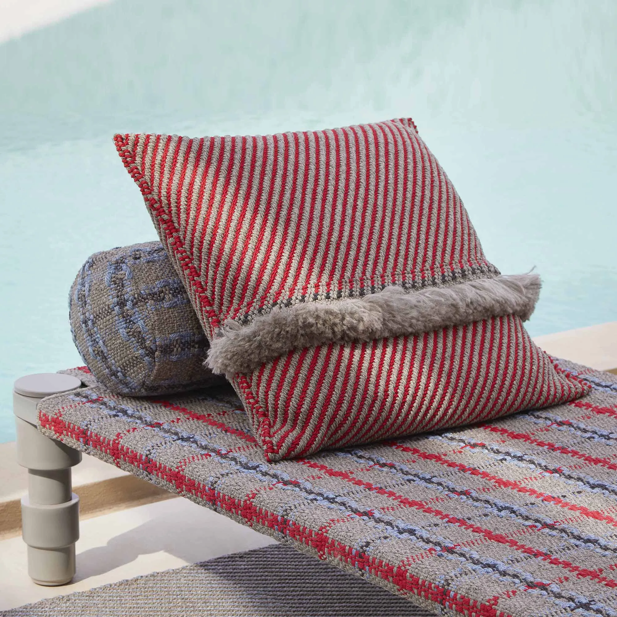Garden Layers Big Outdoor Cushion Diagonal