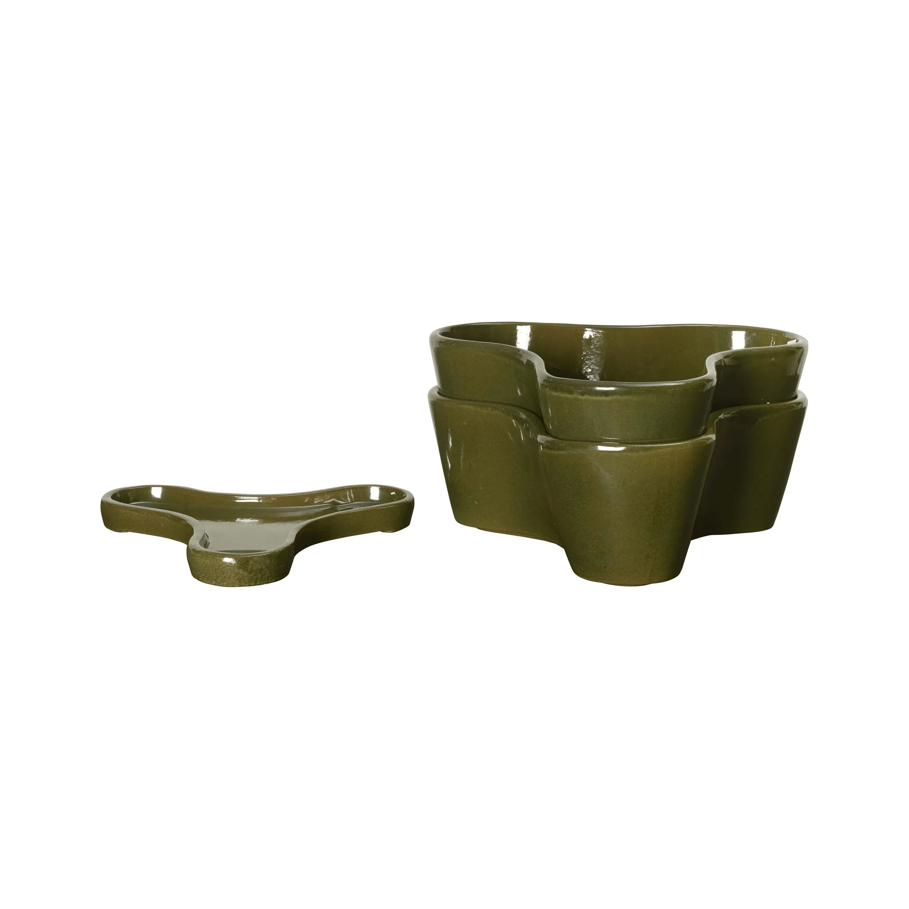 Gemi Stackable Outdoor Planter (Set of 2)