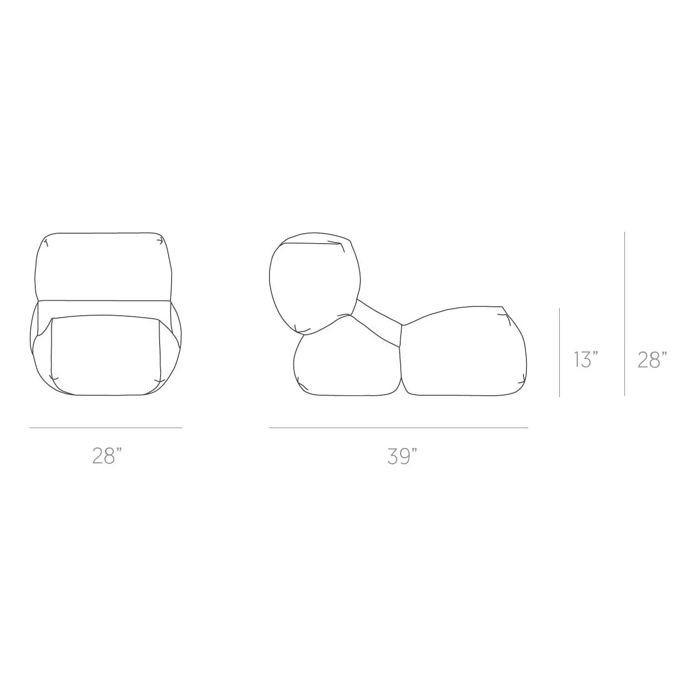Grapy Outdoor Soft Seat