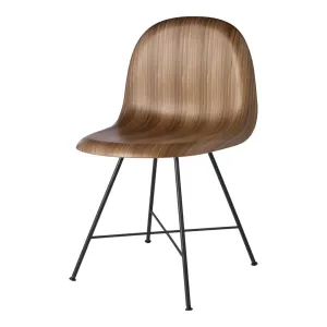 Gubi 3D Dining Chair - Center Base - Wood Shell