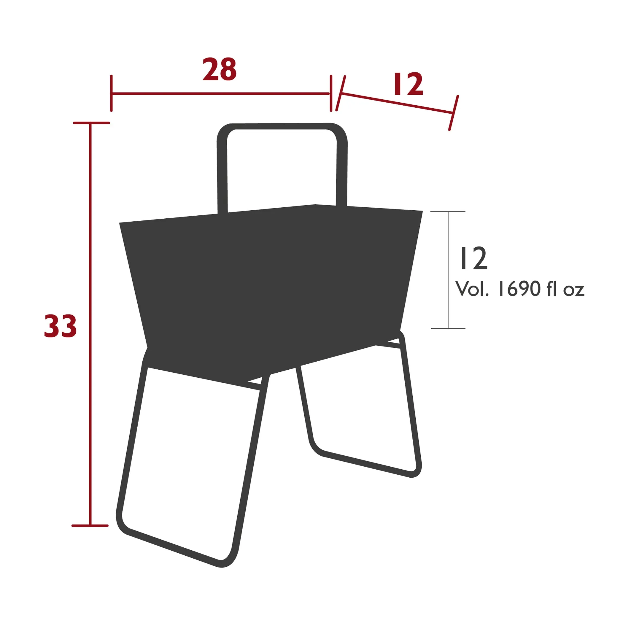High Basket Planter