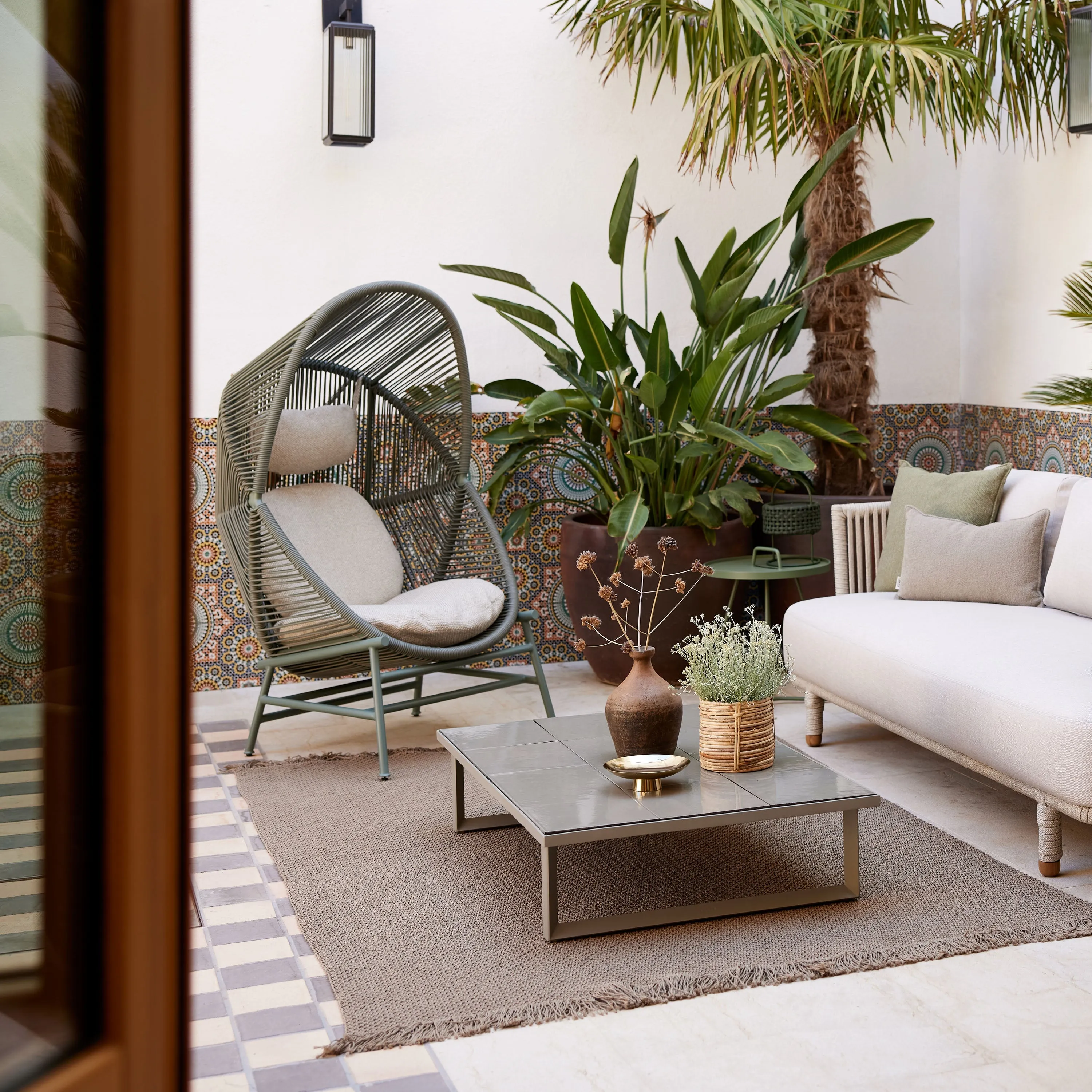 Hive Outdoor Chair with Base
